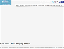 Tablet Screenshot of iwebscraping.com